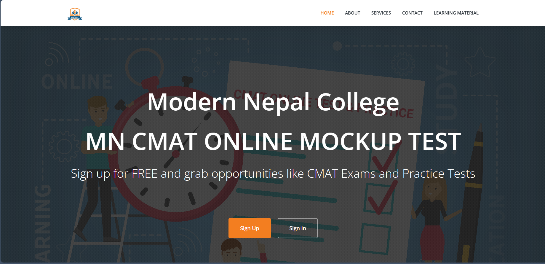 MNCMAT: an online CMAT test application.